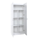 Hopkins Storage Closet 2.0 in White (set of 2) by Manhattan Comfort at Eve Furniture