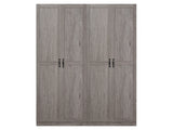 Hopkins Storage Closet 3.0 in Grey (set of 2) by Manhattan Comfort at Eve Furniture