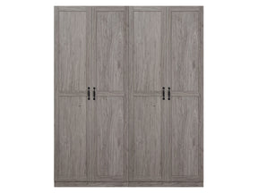Hopkins Storage Closet 4.0 in Grey (set of 2) by Manhattan Comfort at Eve Furniture