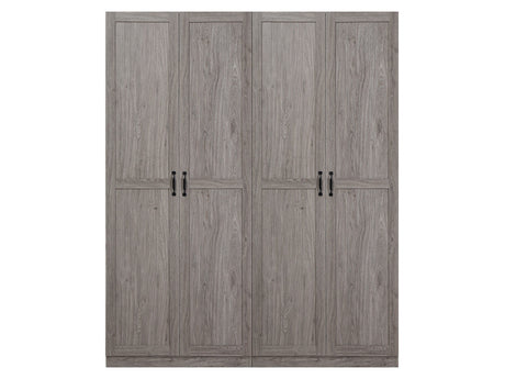 Hopkins Storage Closet 4.0 in Grey (set of 2) by Manhattan Comfort at Eve Furniture