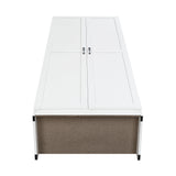 Hopkins Storage Closet 4.0 in White (set of 2) by Manhattan Comfort at Eve Furniture