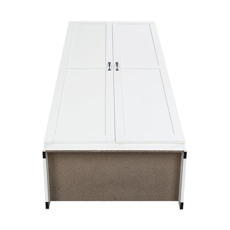 Hopkins Storage Closet 4.0 in White (set of 2) by Manhattan Comfort at Eve Furniture