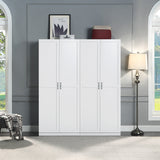 Hopkins Storage Closet 4.0 in White (set of 2) by Manhattan Comfort at Eve Furniture
