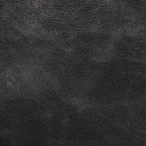 Horace I Black Leather Diamond Pattern w/Gold Iron Frame Accent Chair by Mercana at Eve Furniture