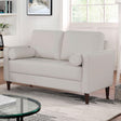 Horgen Off-White Loveseat by Furniture of America at Eve Furniture