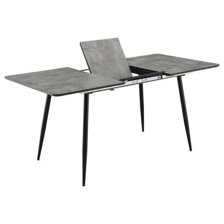 Horizon Gray Extendable Dining Table by Coaster at Eve Furniture