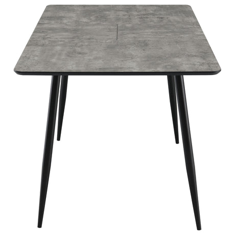 Horizon Gray Extendable Dining Table by Coaster at Eve Furniture