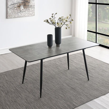 Horizon Gray Extendable Dining Table by Coaster at Eve Furniture