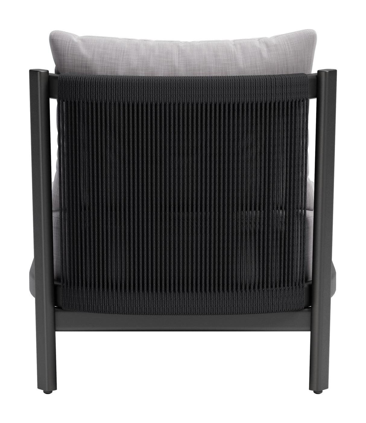 Horizon Gray Outdoor Accent Chair by Zuomod at Eve Furniture
