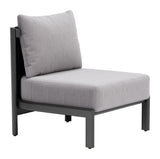 Horizon Gray Outdoor Accent Chair by Zuomod at Eve Furniture