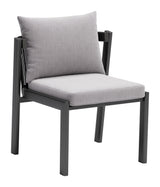 Horizon Gray Outdoor Dining Chair (Set of 2) by Zuomod at Eve Furniture
