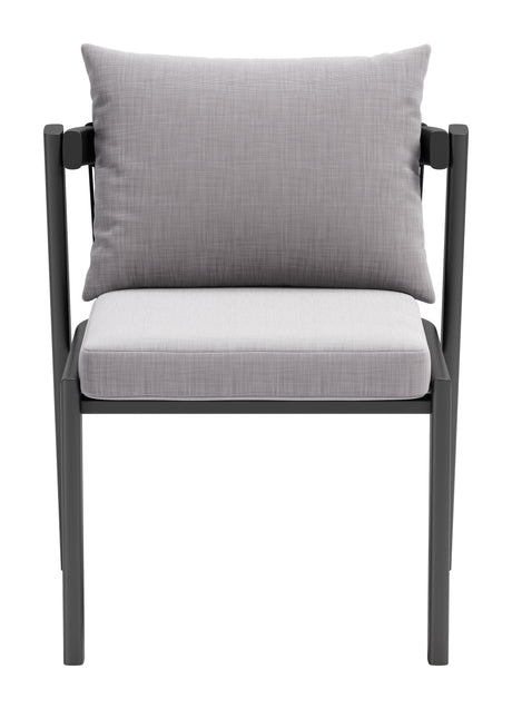 Horizon Gray Outdoor Dining Chair (Set of 2) by Zuomod at Eve Furniture