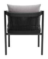Horizon Gray Outdoor Dining Chair (Set of 2) by Zuomod at Eve Furniture