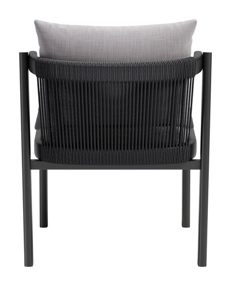 Horizon Gray Outdoor Dining Chair (Set of 2) by Zuomod at Eve Furniture