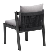 Horizon Gray Outdoor Dining Chair (Set of 2) by Zuomod at Eve Furniture