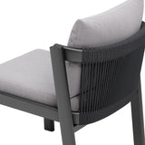 Horizon Gray Outdoor Dining Chair (Set of 2) by Zuomod at Eve Furniture