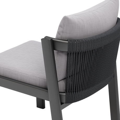 Horizon Gray Outdoor Dining Chair (Set of 2) by Zuomod at Eve Furniture