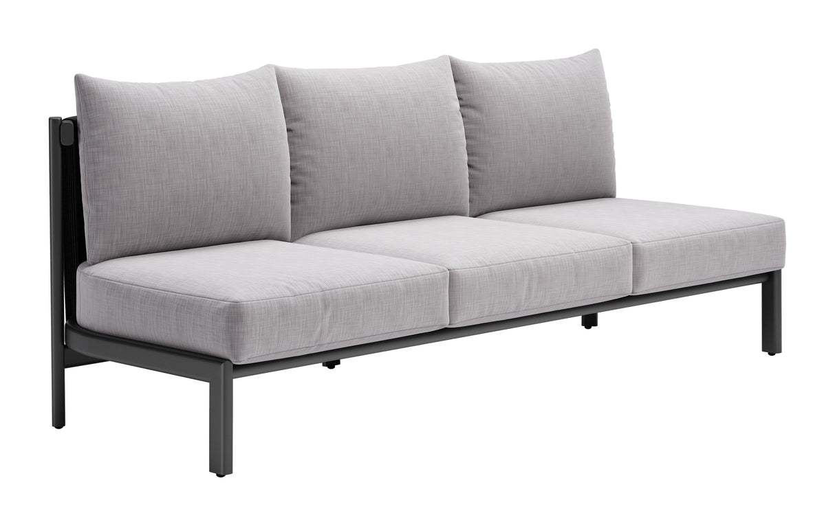 Horizon Gray Outdoor Sofa by Zuomod at Eve Furniture