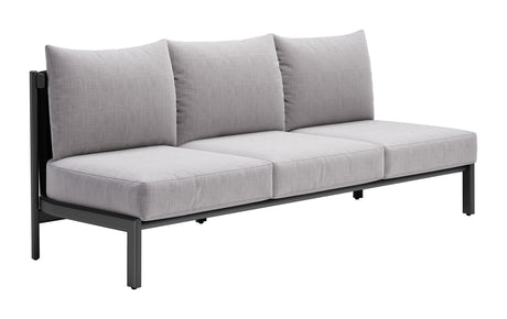 Horizon Gray Outdoor Sofa by Zuomod at Eve Furniture