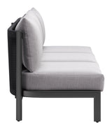 Horizon Gray Outdoor Sofa by Zuomod at Eve Furniture