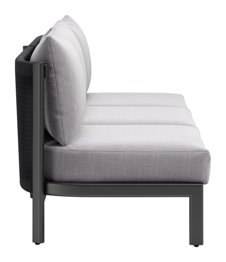 Horizon Gray Outdoor Sofa by Zuomod at Eve Furniture