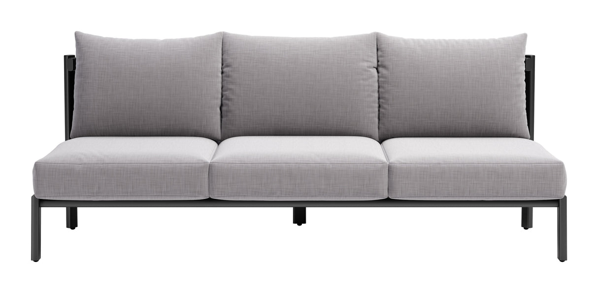 Horizon Gray Outdoor Sofa by Zuomod at Eve Furniture
