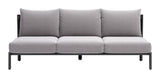 Horizon Gray Outdoor Sofa by Zuomod at Eve Furniture