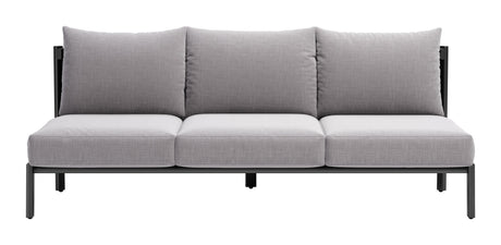 Horizon Gray Outdoor Sofa by Zuomod at Eve Furniture