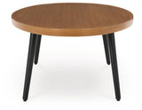 Horizon Hall Two-tone Brown Outdoor Coffee Table by Ashley at Eve Furniture