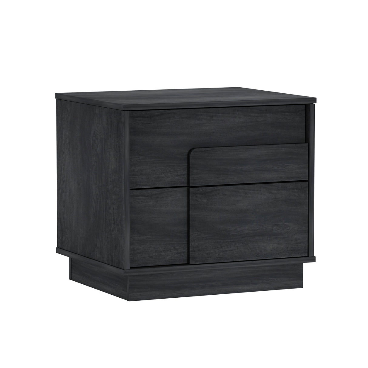Horizon Nightstand in Charcoal Grey by Manhattan Comfort at Eve Furniture