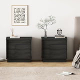 Horizon Nightstand in Charcoal Grey (set of 2) by Manhattan Comfort at Eve Furniture