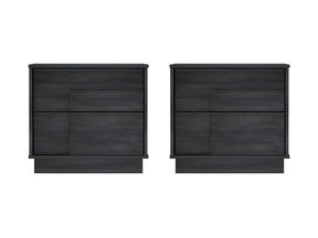 Horizon Nightstand in Charcoal Grey (set of 2) by Manhattan Comfort at Eve Furniture