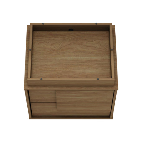 Horizon Nightstand in Maple by Manhattan Comfort at Eve Furniture