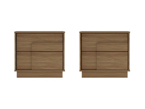 Horizon Nightstand in Maple (set of 2) by Manhattan Comfort at Eve Furniture