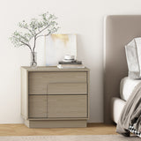 Horizon Nightstand in Whitewashed Oak by Manhattan Comfort at Eve Furniture