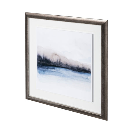 Horizon Shadow II by Grace Popp a Hand Embellished Textured Framed Art Print Matted under Glass by Mercana at Eve Furniture
