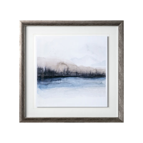 Horizon Shadow II by Grace Popp a Hand Embellished Textured Framed Art Print Matted under Glass by Mercana at Eve Furniture