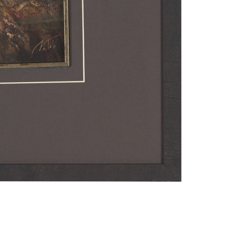 Horizon's Glow by Mercana Studio Hand-Embellished Textured Framed Artwork Matted under Glass by Mercana at Eve Furniture