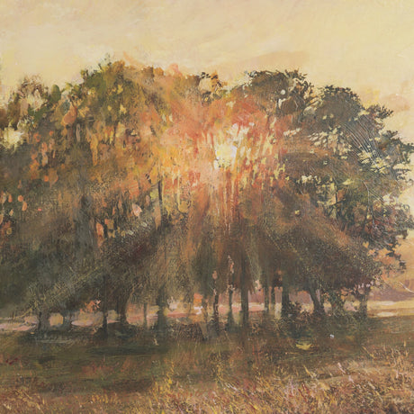 Horizon's Glow by Mercana Studio Hand-Embellished Textured Framed Artwork Matted under Glass by Mercana at Eve Furniture