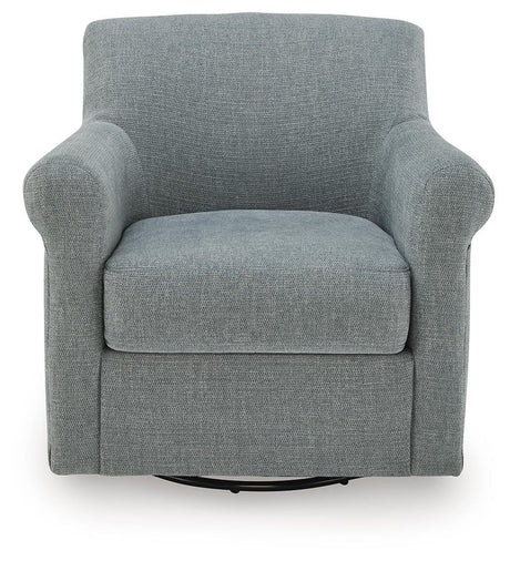 Horlando Oxford Swivel Accent Chair by Ashley at Eve Furniture