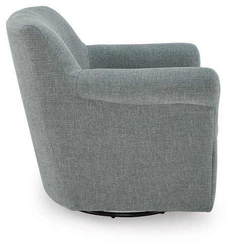 Horlando Oxford Swivel Accent Chair by Ashley at Eve Furniture