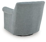 Horlando Oxford Swivel Accent Chair by Ashley at Eve Furniture