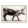 Horn Black Painting 48x72 by Buddy Whitlock Painting by Classic Home at Eve Furniture