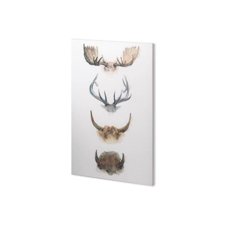 Horn & Tail Study II by Mercana Studio a Hand Embellished Textured Canvas by Mercana at Eve Furniture
