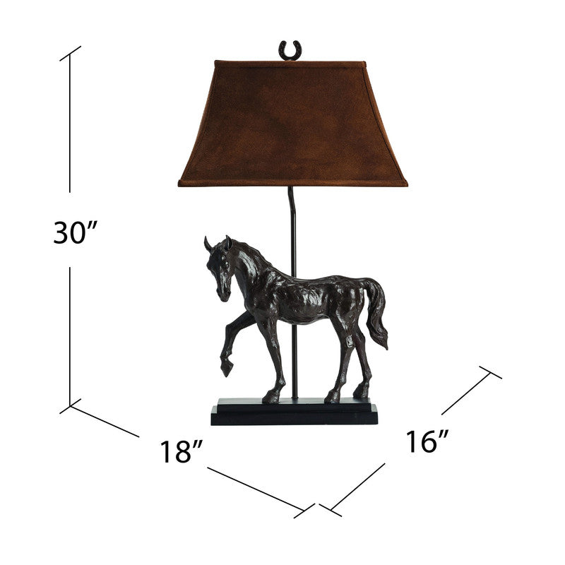 Horse Creek Bronze Table Lamp by Crestview at Eve Furniture