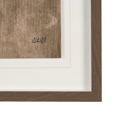 Horse Herd by Mercana Studio Hand-Embellished Textured Framed Artwork Matted under Glass by Mercana at Eve Furniture