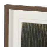 Horse Herd by Mercana Studio Hand-Embellished Textured Framed Artwork Matted under Glass by Mercana at Eve Furniture