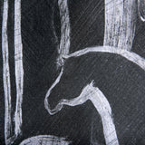 Horse Herd II by Mercana Studio a Hand Embellished Textured Canvas by Mercana at Eve Furniture