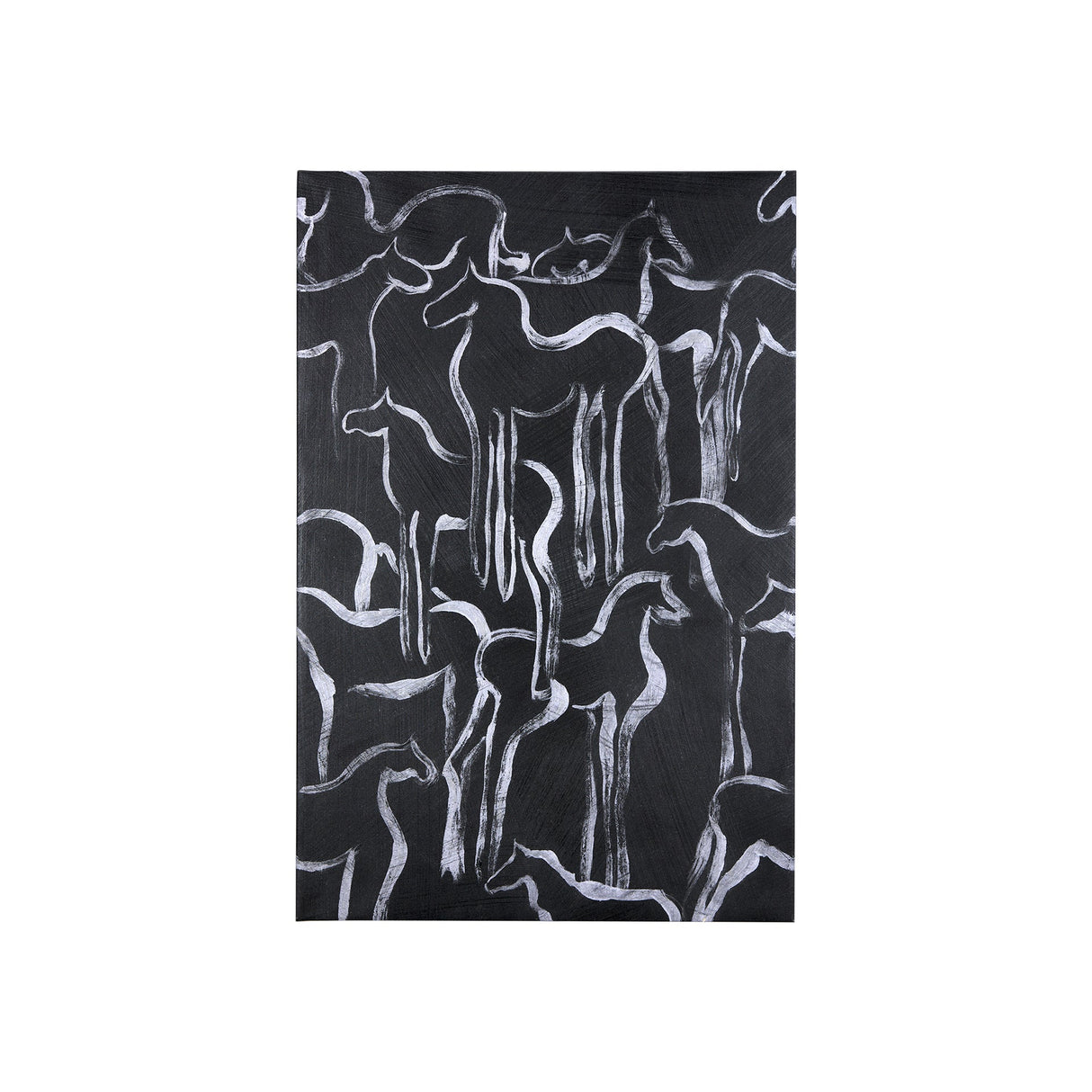 Horse Herd II by Mercana Studio a Hand Embellished Textured Canvas by Mercana at Eve Furniture