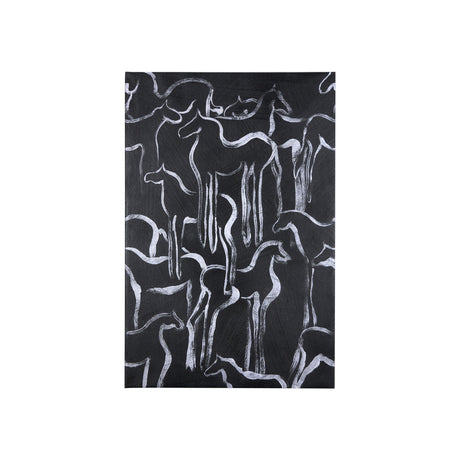 Horse Herd II by Mercana Studio a Hand Embellished Textured Canvas by Mercana at Eve Furniture